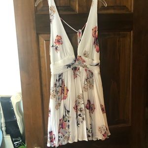 White floral dress